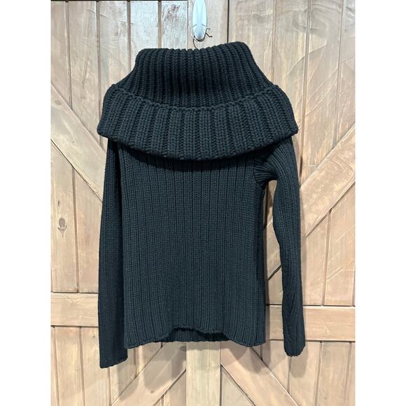 Alexander McQueen Black Cowl Neck Sweater Size XL NWT - Picture 8 of 9